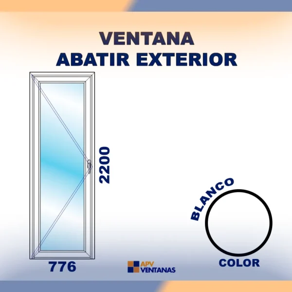 Puerta Abatir Exterior Con Solera